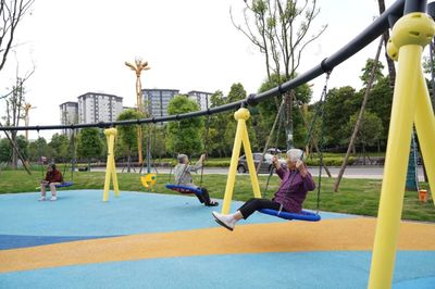 峨眉新添健身公園，市民休閑鍛煉新去處全面升級